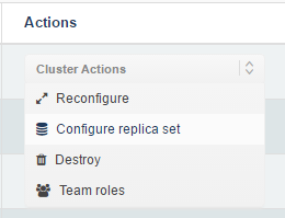 Cluster Actions