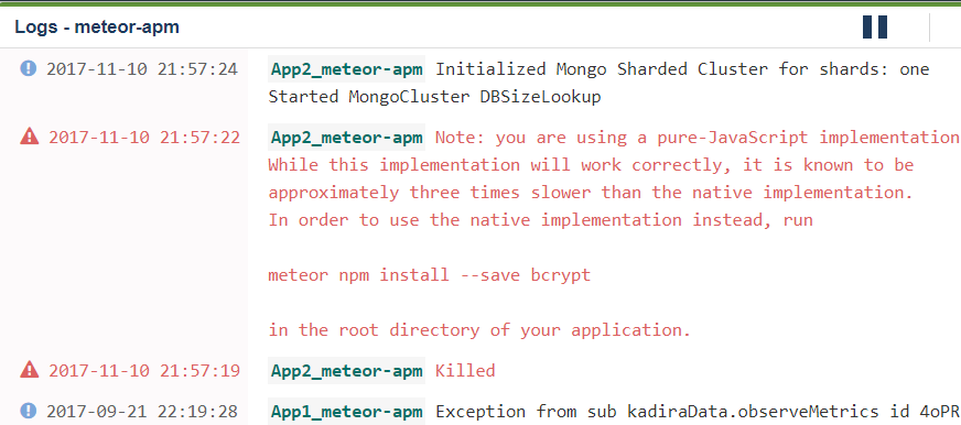 Application Logs