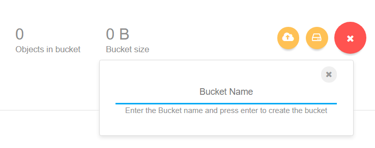 Create an S3 compatible bucket