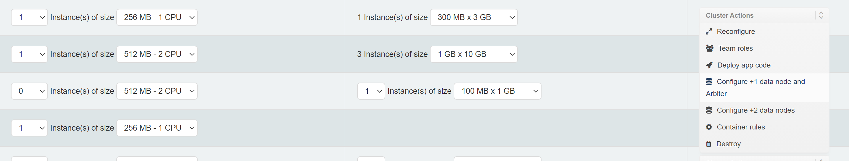 Application containers high availability